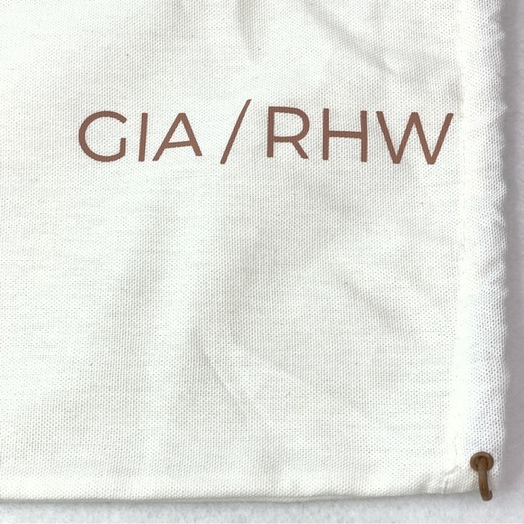 BRAND NEW GIA BORGHINI  x RHW Rosie Ankle Strap Sandal - Natural Raffia … - Picture 7 of 10